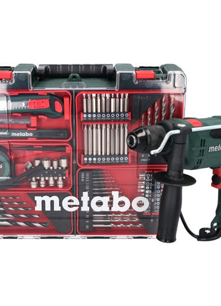 Metabo SBE 650 set taladro percutor 320 W 10 Nm (600742870) + set brocas 79 piezas + estuche