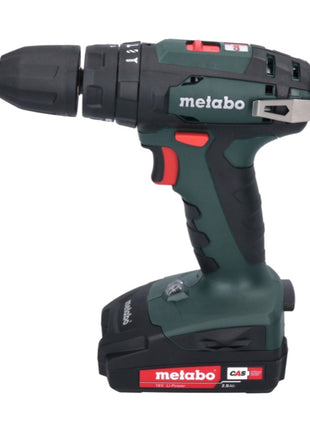 Metabo SB 18 Trapano avvitatore con percussione a batteria 18V 48 Nm ( 602245880 ) + 2x Batterie 2,0 Ah + Caricabatterie + Se di 88 punte per foratura + Valigetta