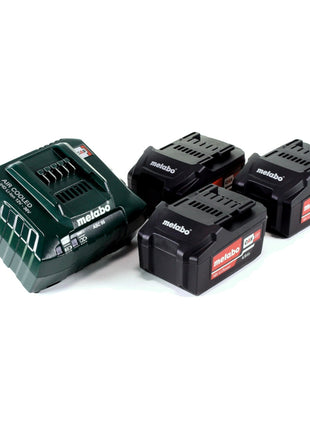 Metabo BS 18 LTX Impuls Set Trapano avvitatore a batteria 18V 110Nm ( 602191960 ) + 3x Batterie 4,0 Ah + Caricabatterie + Valigetta metaBOX