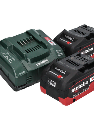 Metabo SB 18 LTX BL Q I Trapano avvitatore con percussione a batteria 18V 130 Nm ( 602361660 ) + 2x Batterie 5,5 Ah + Caricatore + Valigetta metaBOX