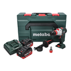 Metabo SB 18 LTX BL Q I cordless impact drill 18 V 130 Nm ( 602361660 ) brushless + 2x rechargeable battery 5.5 Ah + charger + metaBOX