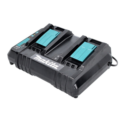 Makita Power Source Kit 18 V con 2x BL 1830 B 3.0 Ah batería ( 197599-5 ) + DC 18 SH cargador doble ( 199687-4 ) + Makpac