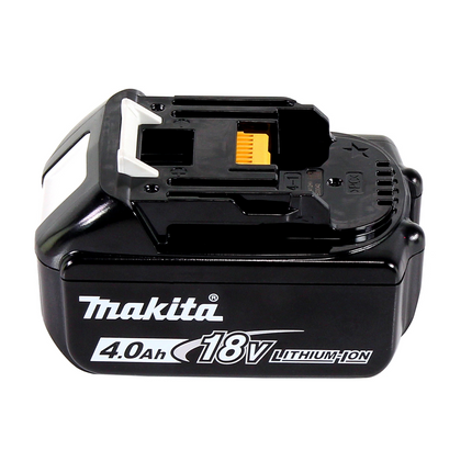 Kit di alimentazione Makita 18 V con 1x batteria BL 1840 B 4,0 Ah ( 197265-4 ) + caricabatteria rapido DC 18 RE Multi ( 198720-9 )