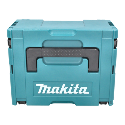 Kit alimentatore Makita 18 V con 2x batteria BL 1840 B 4,0 Ah ( 2x197265-4 ) + caricabatterie rapido DC 18 RE Multi ( 198720-9 ) + Makpac