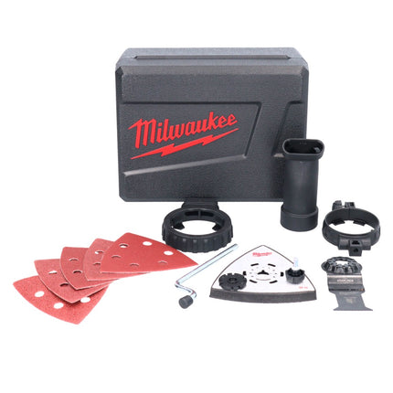 Milwaukee M18 FMT-0X FUEL Utensile multifunzione a batteria 18 V Brushless ( 4933478491 ) + Set 7 Accessori + Valigetta HD - senza batterie, senza caricabatterie