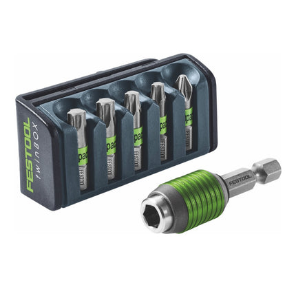 Avvitatore a impulsi a batteria Festool TID 18-Basic 18 V 180 Nm 1/4" ( 576481 ) + set di punte da 6 pezzi + systainer - senza batteria, senza caricabatterie