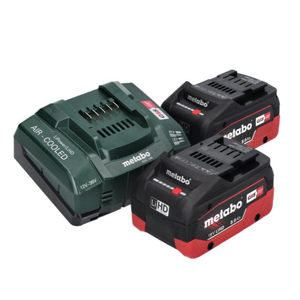 Metabo KS 18 LTX 66 BL Akumulatorowa pilarka tarczowa 18 V 165 mm ( 611866810 ) + 2x akumulator 8,0 Ah + ładowarka + metaBOX