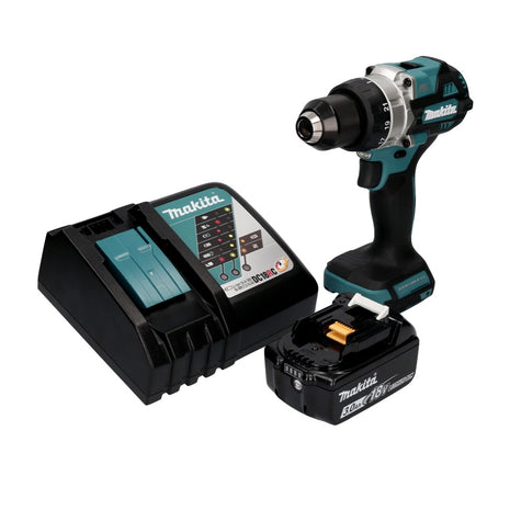 Makita DDF 486 RF1 Akku Bohrschrauber 18 V 130 Nm Brushless + 1x Akku 3,0 Ah + Ladegerät