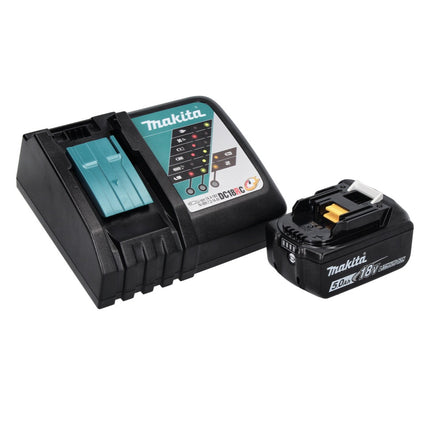 Taladro atornillador a batería Makita DDF 486 RT1 18 V 130 Nm sin escobillas + 1x batería recargable 5,0 Ah + cargador