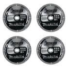 Makita CMSXF305100G Hoja de sierra SPECIALIZED EFFICUT 305 x 2,15 x 30 mm 4 piezas (4x B-67321) 100 dientes para madera