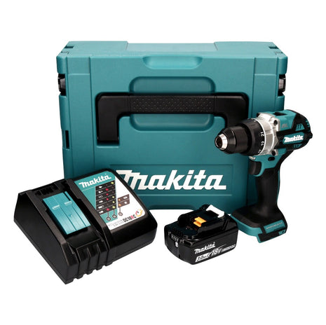 Trapano avvitatore a batteria Makita DDF 486 RF1J 18 V 130 Nm brushless + 1x batteria ricaricabile 3,0 Ah + caricabatterie + Makpac