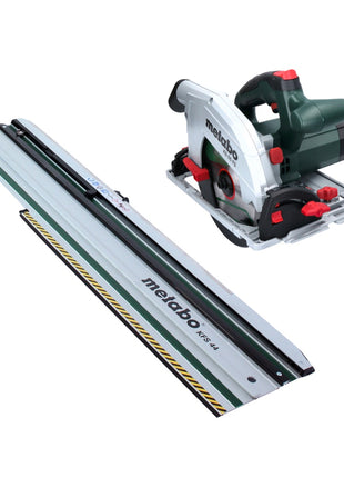 Ręczna pilarka tarczowa Metabo KS 66 FS 1500 W 190 mm + 1x tarcza pilarska + szyna do cięcia poprzecznego KFS 44