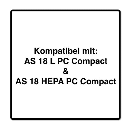 Metabo 20x sacs filtrants non-tissés 6 L (4x 630164000) pour AS 18 L PC Compact / AS 18 HEPA PC Compact
