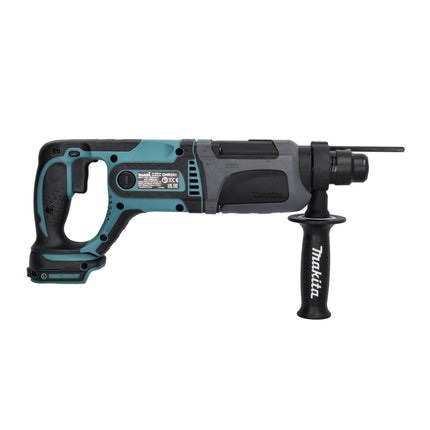 Martillo perforador a batería Makita DHR 241 Z 18 V 2,0 J SDS plus + juego de brocas de 5 piezas - sin batería, sin cargador