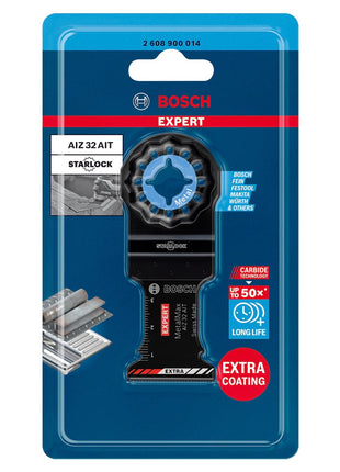 Bosch EXPERT AIZ 32 AIT Tauchsägeblatt Starlock 32 x 40 mm 1 Stk. ( 2608900014 ) für Metall Carbide MetalMax - Nachfolger von 2608662018 - Toolbrothers