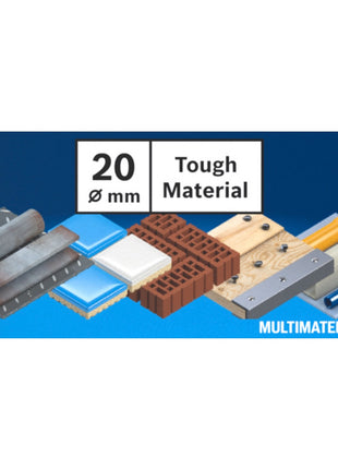 Bosch EXPERT Tough Material Lochsäge 20 x 60 mm Carbide ( 2608900419 ) Universal - Nachfolger von 2608594163