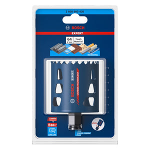 Bosch EXPERT Tough Material Lochsäge 64 x 60 mm Carbide ( 2608900430 ) Universal - Nachfolger von 2608594174