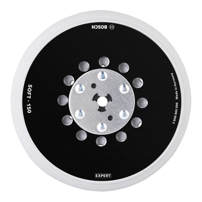 Placa de soporte universal Bosch EXPERT Multihole 150 mm blanda (2608900006) sucesora de 2608601336