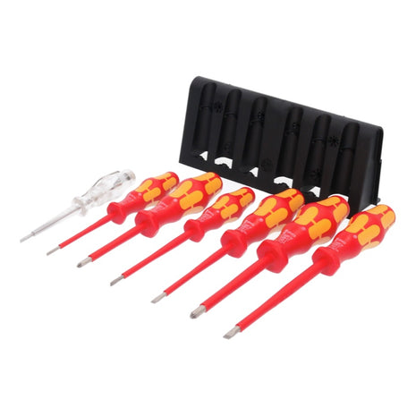 Wera 160i/7 Screwdriver Set Kraftform Plus VDE 1000 V + Phase Tester, 7 pcs.