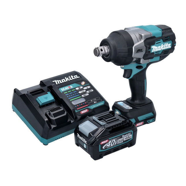 Makita TW 001 GM101 Akumulatorowy klucz udarowy 40 V maks. 1800 Nm bezszczotkowy XGT + 1x akumulator 4,0 Ah + ładowarka
