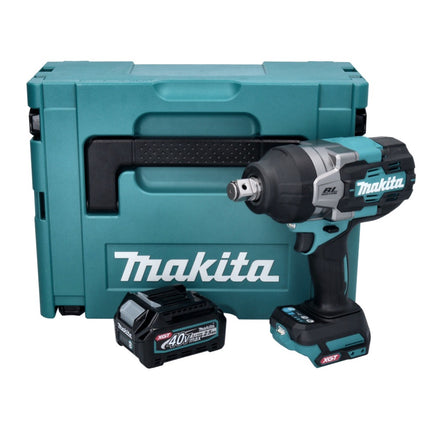 Makita TW 001 GD101 Cordless impact wrench 40 V max. 1800 Nm Brushless XGT + 1x rechargeable battery 2.5 Ah + Makpac - without charger