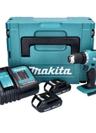 Makita DDF 453 SYJ Akku Bohrschrauber 18 V 42 Nm + 2x Akku 1,3 Ah + Ladegerät + Makpac - Toolbrothers