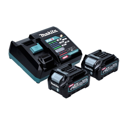 Makita HP 002 GD201 perceuse à percussion sans fil 40 V 64 Nm sans balai + 2x batteries 2,5 Ah + chargeur + Makpac