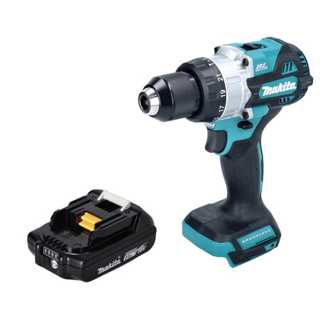 Makita DHP 486 A1 Perceuse-visseuse à percussion sans fil 18 V 130 Nm Brushless + 1x batterie 2,0 Ah - sans chargeur