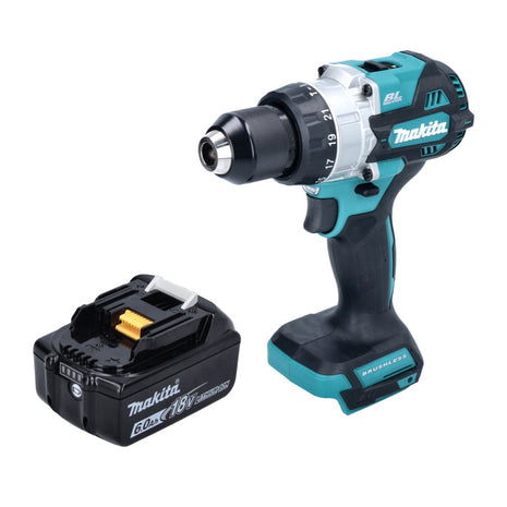 Makita DHP 486 G1 cordless impact drill 18 V 130 Nm brushless + 1x rechargeable battery 6.0 Ah - without charger