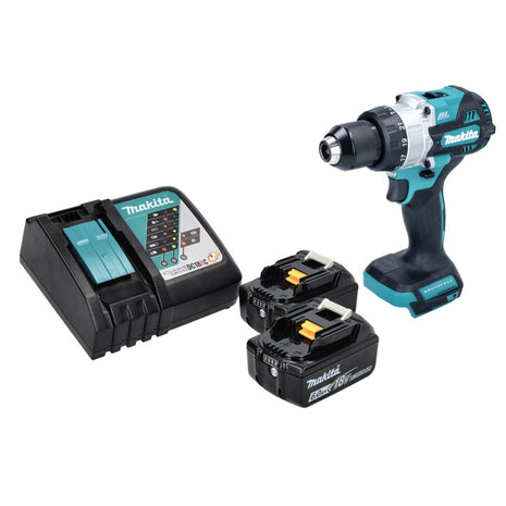 Makita DHP 486 RG cordless impact drill 18 V 130 Nm brushless + 2x rechargeable battery 6.0 Ah + charger