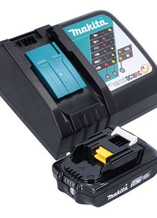 Makita DHP 486 RA1J taladro percutor inalámbrico 18 V 130 Nm sin escobillas + 1x batería 2,0 Ah + cargador + Makpac