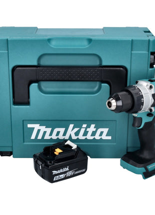 Makita DHP 486 T1J trapano a percussione a batteria 18 V 130 Nm senza spazzole + 1x batteria ricaricabile 5,0 Ah + Makpac - senza caricabatteria