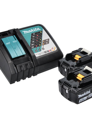 Makita DHP 486 RMJ akumulatorowa wiertarka udarowa 18 V 130 Nm bezszczotkowa + 2x akumulator 4,0 Ah + ładowarka + Makpac