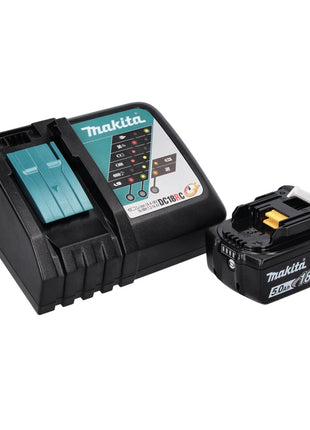 Makita DHP 486 RT1J trapano a percussione a batteria 18 V 130 Nm brushless + 1x batteria ricaricabile 5,0 Ah + caricabatterie + Makpac