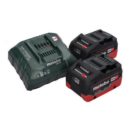 Metabo SSW 18 LT 300 BL Atornillador de impacto a batería 18 V 300 Nm 1/2" sin escobillas + 2x baterías 5,5 Ah + cargador