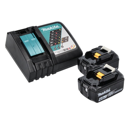 Makita DCL 501 RM Akku Staubsauger 18 V Brushless + 2x Akku 4,0 Ah + Ladegerät + Zubehör