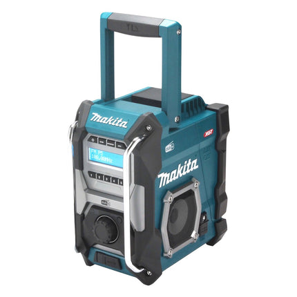 Makita MR 003 GZ Radio de trabajo sin cable 12 V - 40 V DAB DAB+ FM 3,5 mm AUX USB IP64 - sin batería, sin cargador