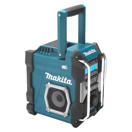 Makita MR 003 GZ Radio de trabajo sin cable 12 V - 40 V DAB DAB+ FM 3,5 mm AUX USB IP64 - sin batería, sin cargador