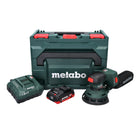 Metabo SXA 18 LTX 125 BL cordless random orbital sander 18 V 125 mm brushless + 1x rechargeable battery 4.0 Ah + charger + metaBOX