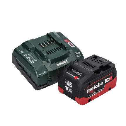 Metabo AS 18 L PC Aspirador compacto sin cable 18 V 6 l IPX4 clase de polvo L en seco y húmedo + 1x batería recargable 10,0 Ah + cargador