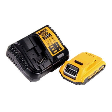 DeWalt DCL 045 D1 lámpara de batería LED para coche 12/18 V 1700 lm soporte giratorio de 0-360 grados + 1x batería 2,0 Ah + cargador