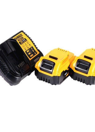 DeWalt DCL 045 P2 Lampe LED sans fil 1700 lm pour capot, 12/18 V + 2x Batteries 5,0 Ah + Chargeur + Support rotatif 0-360 degrés