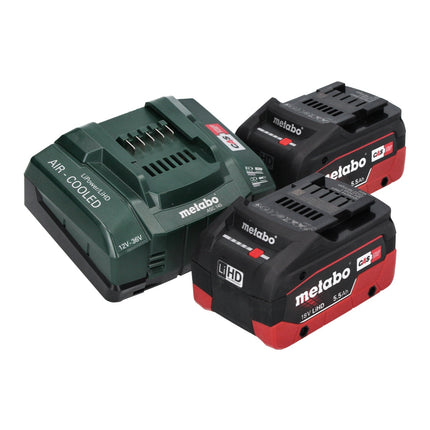 Metabo BS 18 LTX BL Q I Trapano avvitatore a batteria 18 V 130 Nm senza spazzole ( 602359660 ) + 2x batteria ricaricabile 5,5 Ah + caricatore + metaBOX