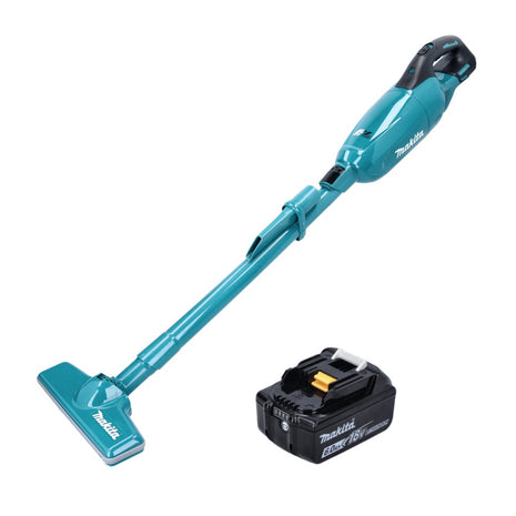 Makita DCL 280 FG1 cordless hoover 18 V brushless + 1x rechargeable battery 6.0 Ah - without charger