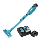 Aspiradora sin cable Makita DCL 280 FRG1 18 V sin escobillas + 1x batería recargable 6,0 Ah + cargador