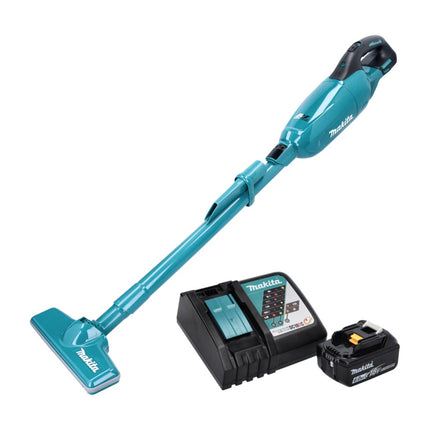 Aspiradora sin cable Makita DCL 280 FRG1 18 V sin escobillas + 1x batería recargable 6,0 Ah + cargador