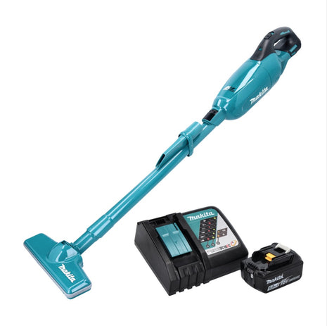 Makita DCL 280 FRG1 cordless hoover 18 V brushless + 1x rechargeable battery 6.0 Ah + charger