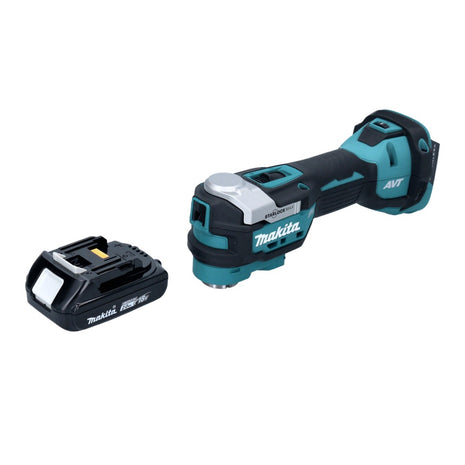 Makita DTM 52 A1 Outil multifonctions sans fil 18 V Starlock Max Brushless + 1x batterie 2,0 Ah - sans chargeur