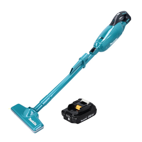 Makita DCL 281 FA1 cordless hoover 18 V brushless + 1x rechargeable battery 2.0 Ah - without charger