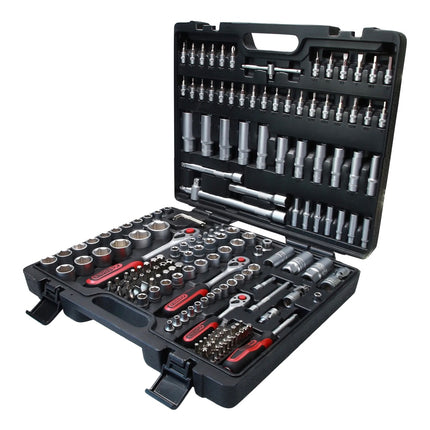 KS Tools Coffret de douilles - 1/4" / 3/8" / 1/2" - 179 pcs. + BGS technic Clés à œil doubles - 12 pcs. (917.0779)  (1214)